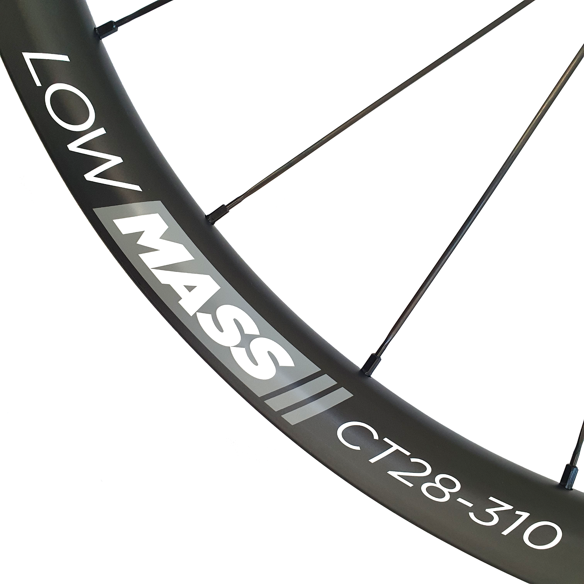 LOWMASS Carbon Tubular Cyclo Cross Disc Wheelset