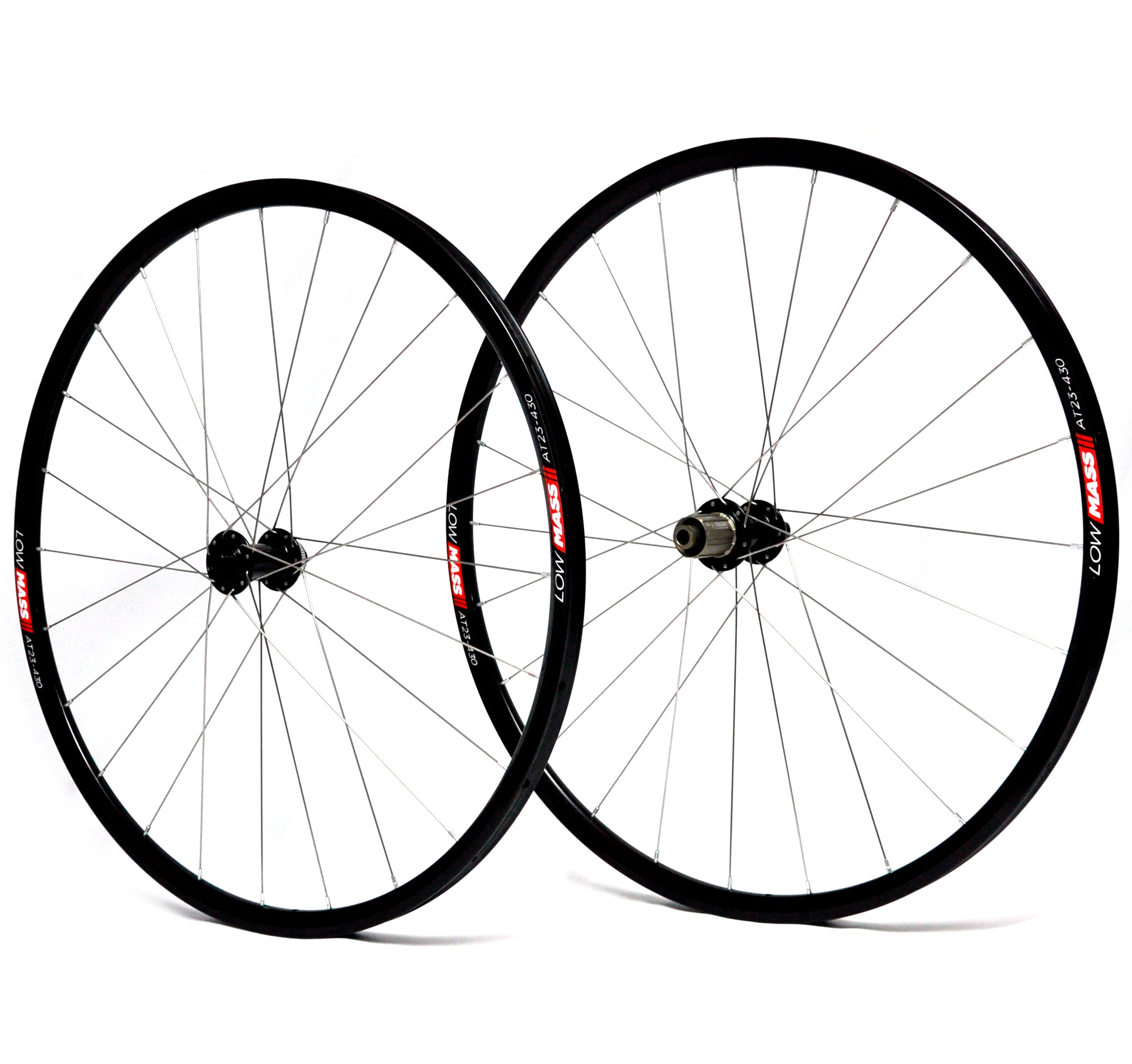 LOWMASS Aluminium Tubular Cyclo Cross Disc Wheelset